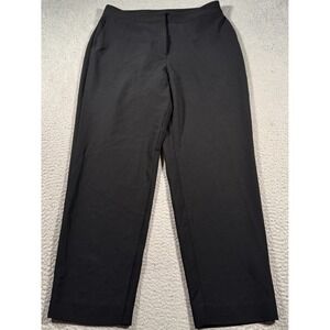 St.‎ John Caviar Pants Womens 14 Black Dress Career Pant Triacetate Blend